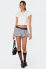 Plaid Bubble Micro Skort sold by Edikted