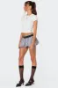 Plaid Bubble Micro Skort sold by Edikted