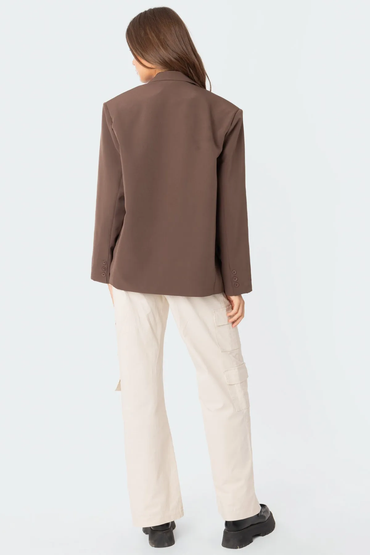 Hailey Oversized Blazer sold by Edikted product image thumbnail 5