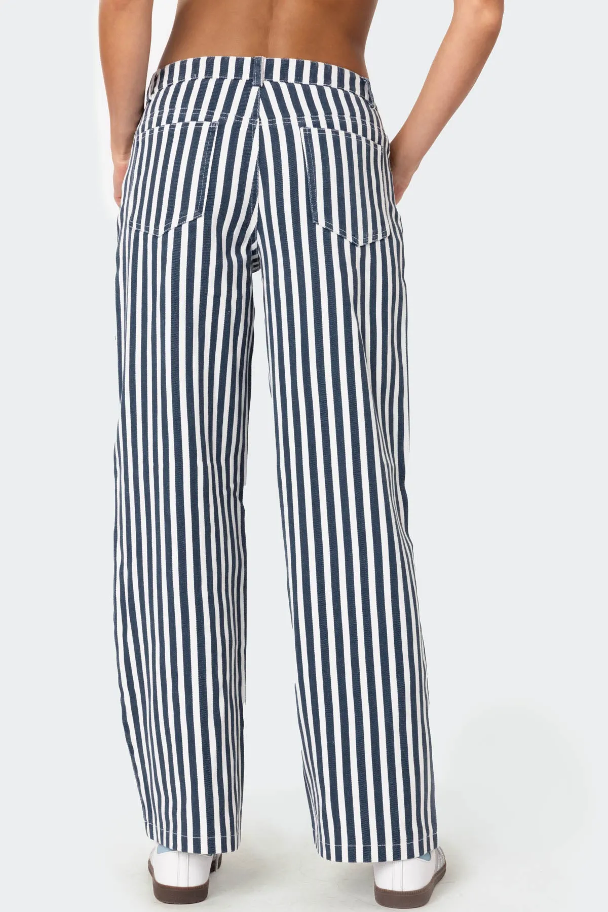 Striped Low Rise Jeans sold by Edikted product image thumbnail 4