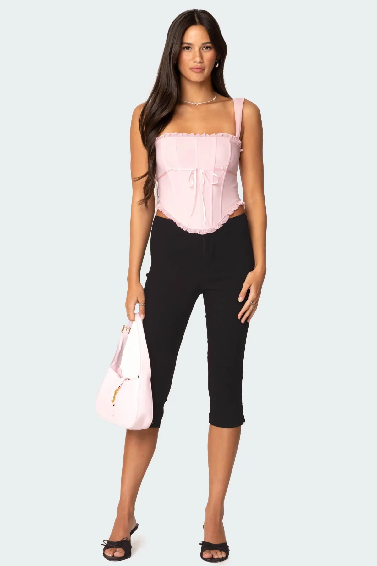 Coquette Mesh Corset sold by Edikted product image thumbnail 2