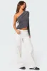Fold Over One Shoulder Top sold by Edikted
