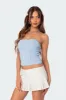 Veronika Ruched Mesh Top sold by Edikted