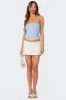 Veronika Ruched Mesh Top sold by Edikted