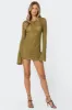 Back Cut Out Crochet Mini Dress sold by Edikted