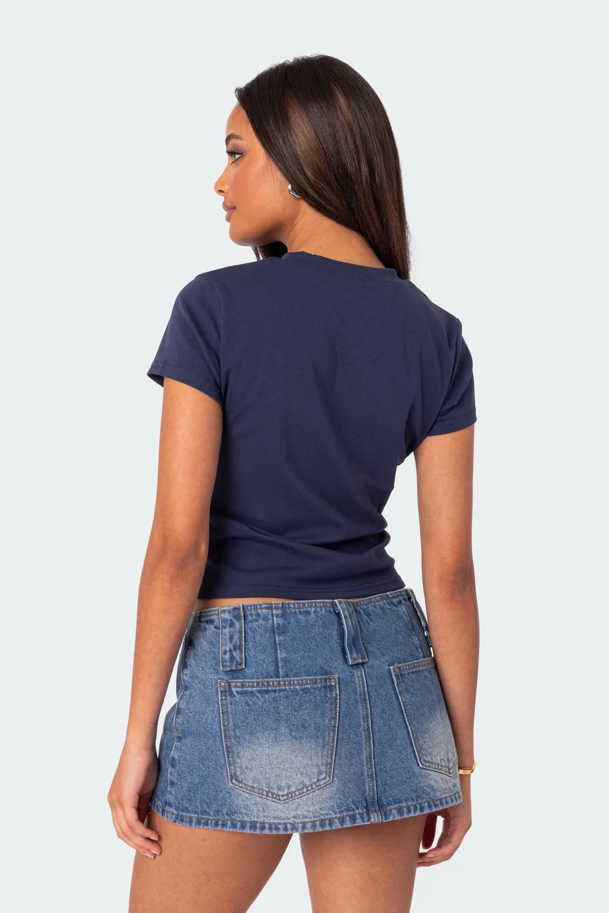 Tuned In T Shirt sold by Edikted product image thumbnail 3