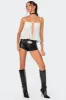 Chelsea Tie Front Eyelet Tank Top sold by Edikted
