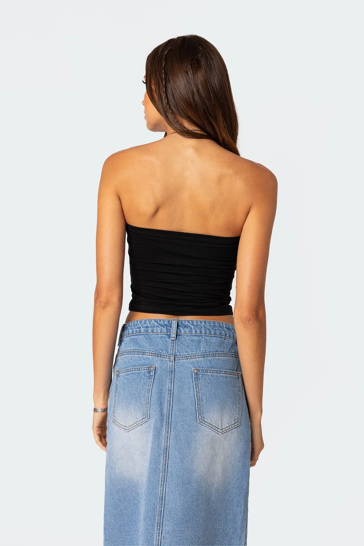 Kalista Slashed Tube Top sold by Edikted product image thumbnail 3