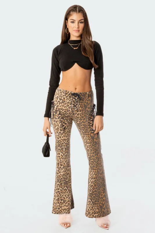 Cups Open-Back Ribbed Top sold by Edikted
