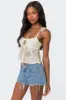 Airy Embroidered Top sold by Edikted