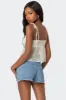 Airy Embroidered Top sold by Edikted