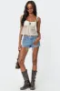 Airy Embroidered Top sold by Edikted