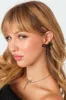 Beaded Bow Earrings sold by Edikted
