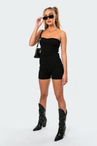 Sweetheart Ribbed Jumpsuit sold by Edikted