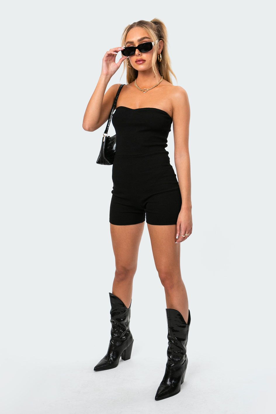 Sweetheart Ribbed Jumpsuit sold by Edikted product image thumbnail 2