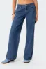 Raelynn Washed Low Rise Jeans sold by Edikted