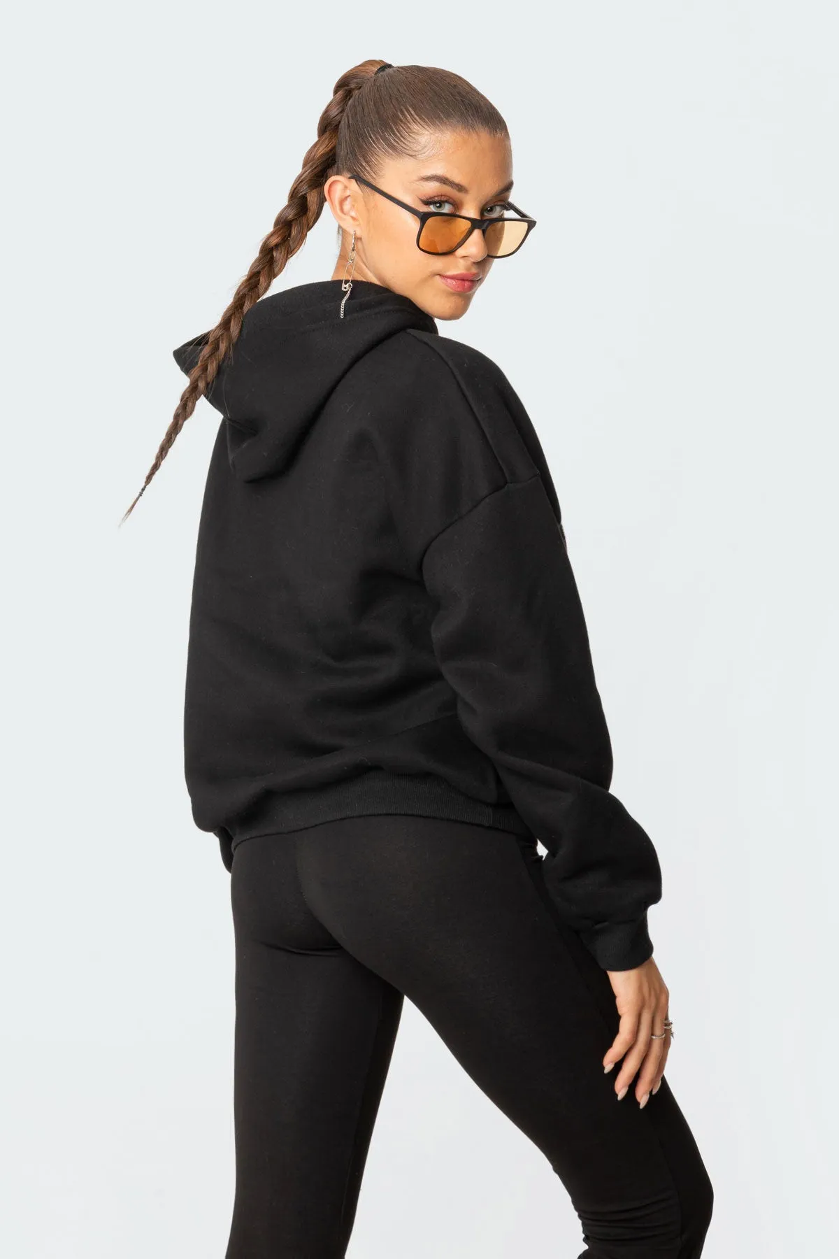 Angie Rhinstone Hoodie sold by Edikted product image thumbnail 3
