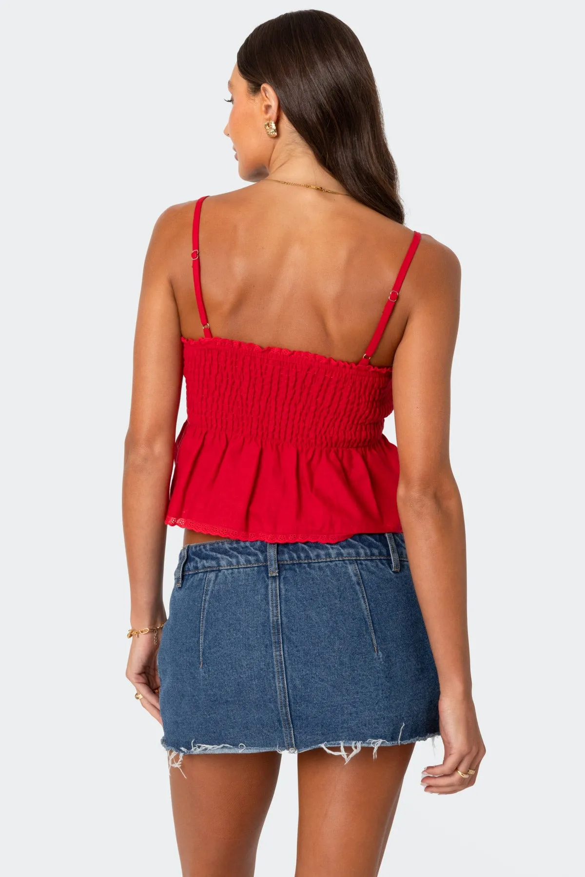 Millie Scrunch Tank Top sold by Edikted product image thumbnail 4