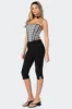 Gingham Lace Trim Corset sold by Edikted