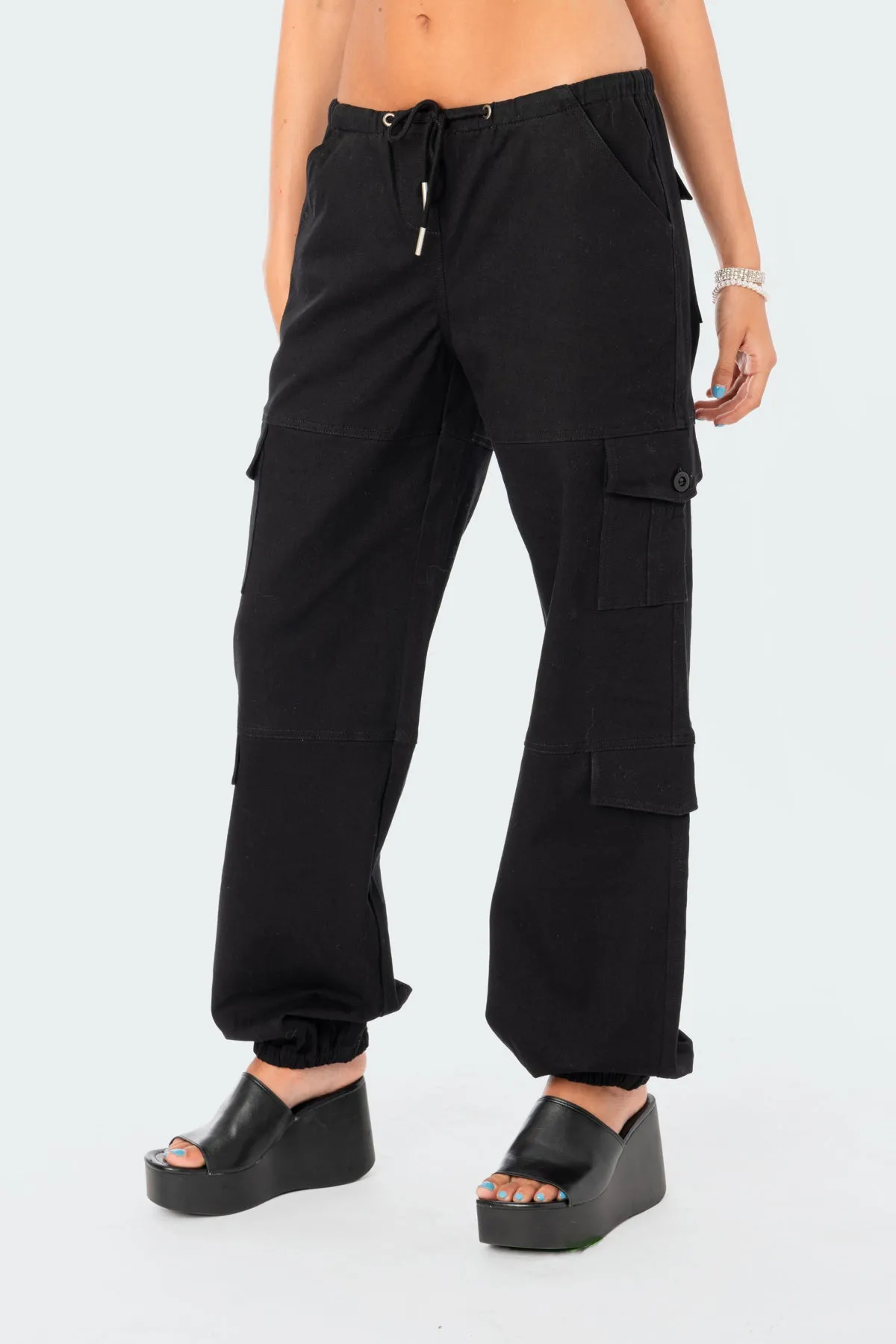 Boyfriend Cargo Pants sold by Edikted product image thumbnail 3
