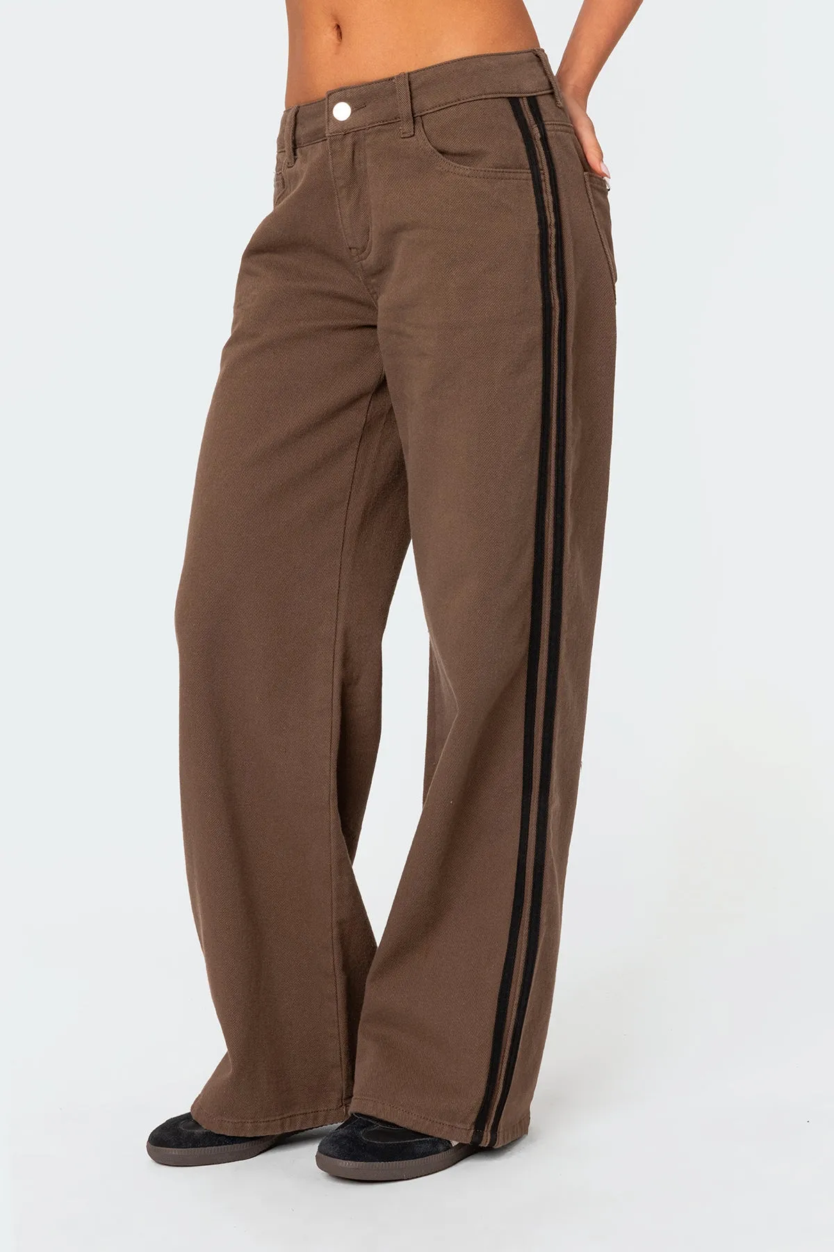 Mattie Low Rise Baggy Jeans sold by Edikted product image thumbnail 3