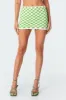 Josie Crochet Mini Skirt sold by Edikted