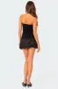 Bubble Skirt Ribbed Mini Dress sold by Edikted