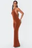 Kora Flared Open Back Jumpsuit sold by Edikted