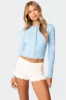 Alaina Button Front Cardigan sold by Edikted