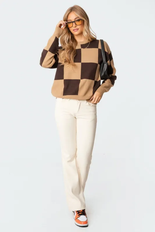 Sabrina Oversized Square Sweater sold by Edikted