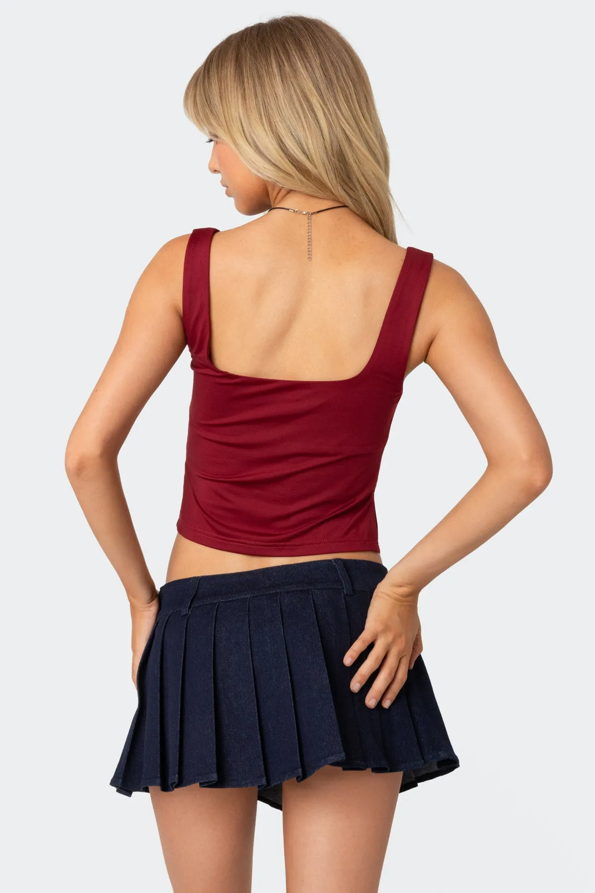 Marigold Side Slit Top sold by Edikted product image thumbnail 5