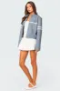 Rockstar Oversized Faux Leather Jacket sold by Edikted