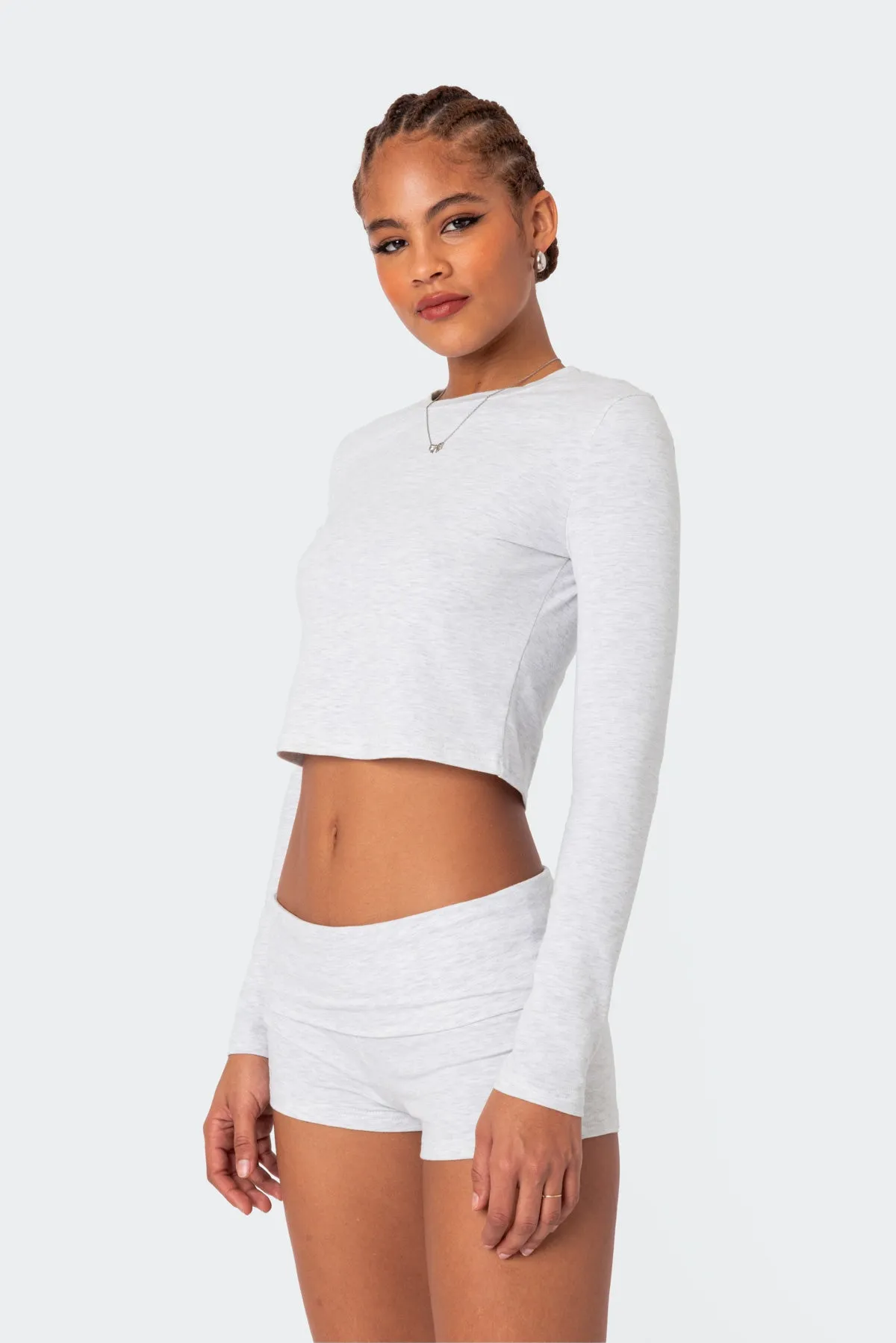 Meg Long Sleeve Top sold by Edikted product image thumbnail 3
