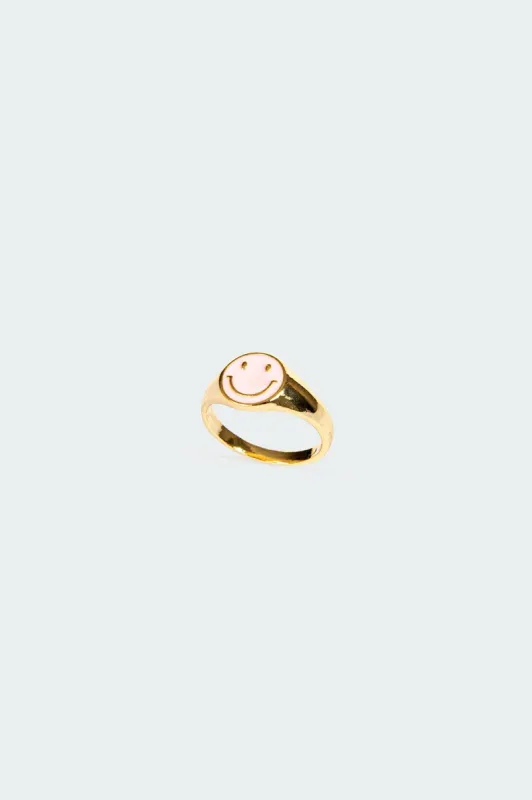 Happy Signet Ring sold by Edikted