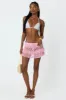 Ruffled Crochet Mini Skirt sold by Edikted