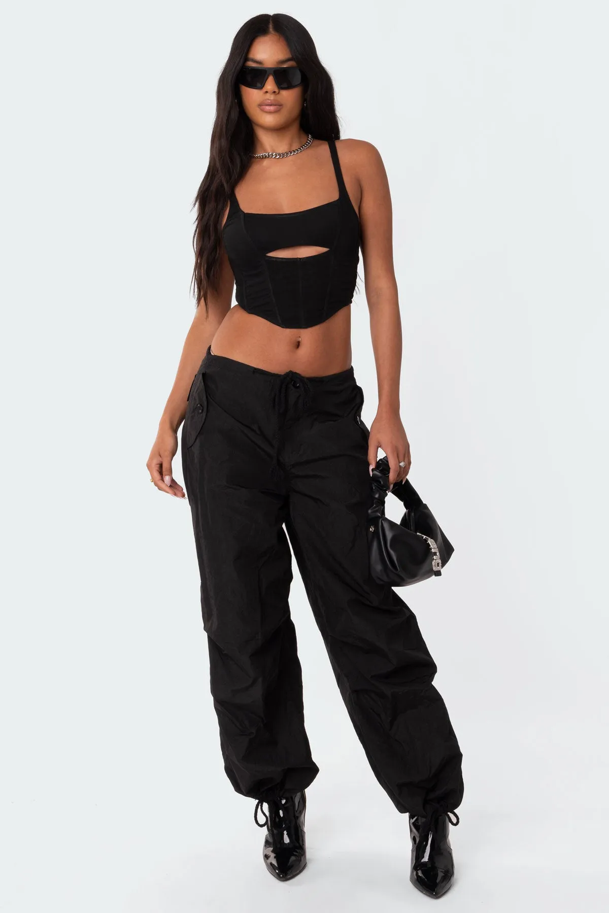 Camrin Cut Out Corset sold by Edikted product image thumbnail 5