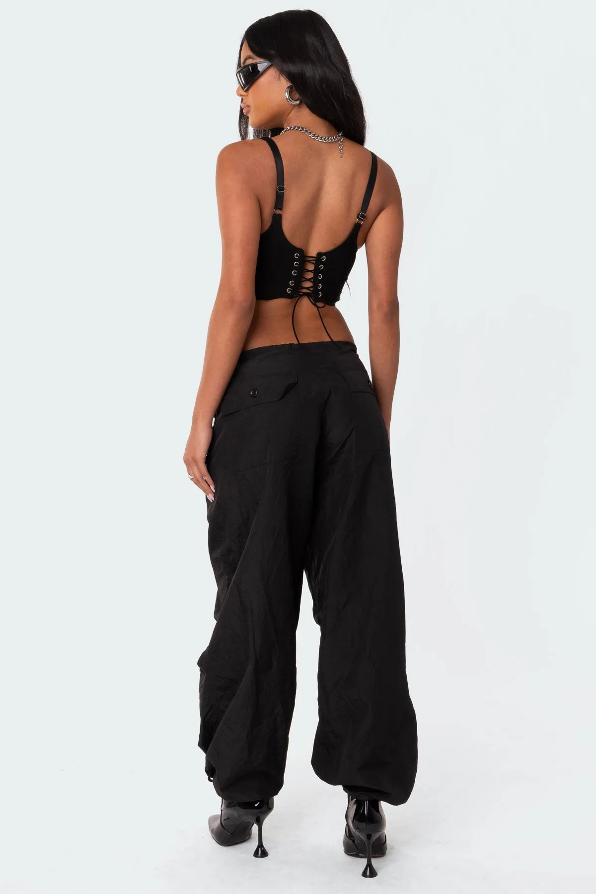 Camrin Cut Out Corset sold by Edikted product image thumbnail 4