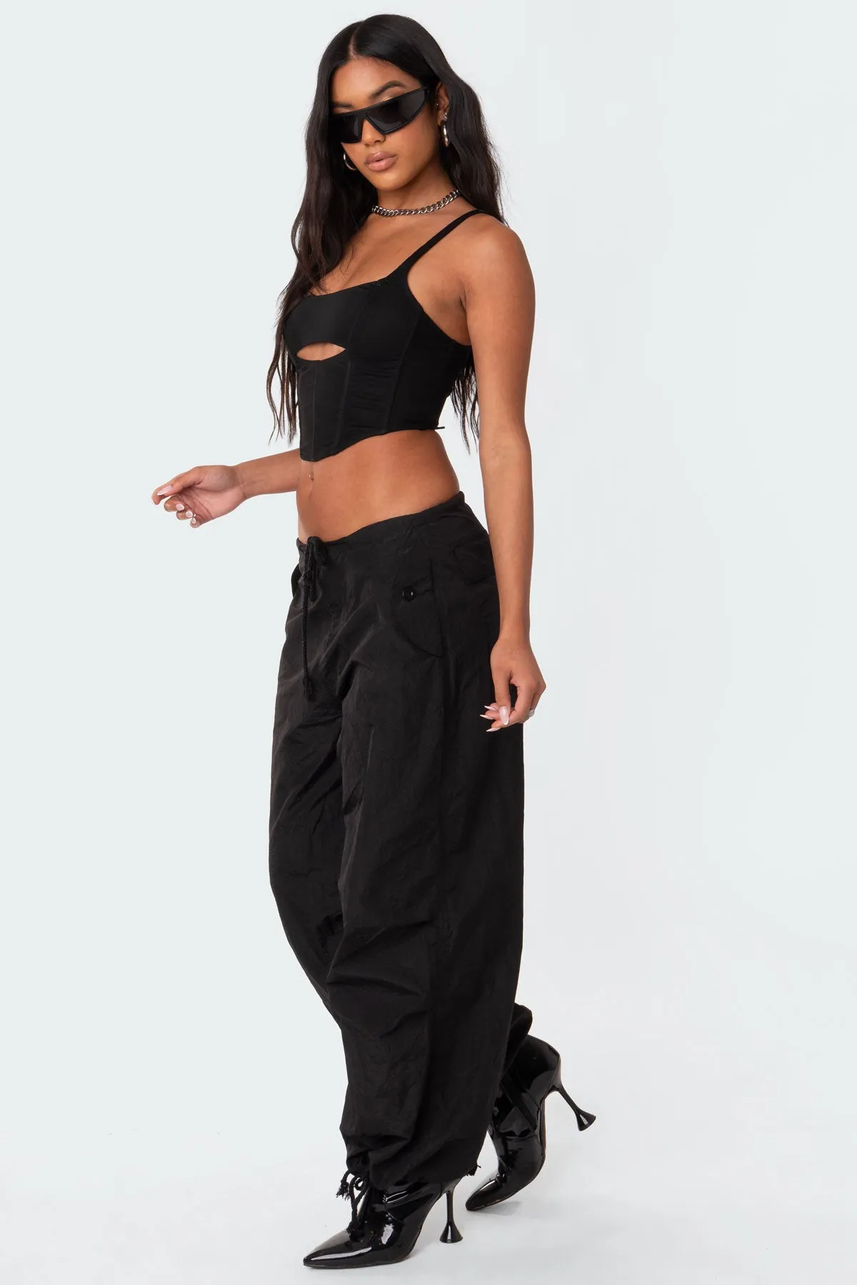 Camrin Cut Out Corset sold by Edikted product image thumbnail 3