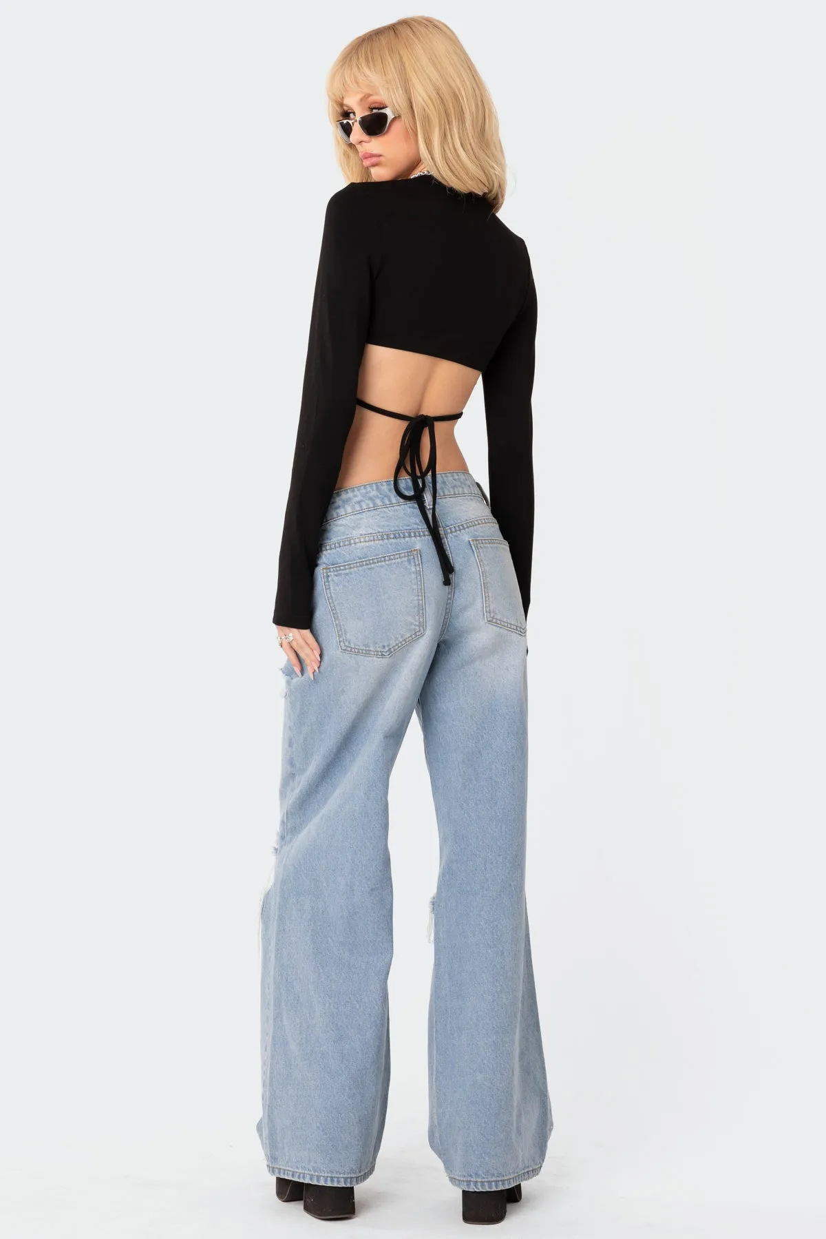 Pixy Open Back Top sold by Edikted product image thumbnail 5