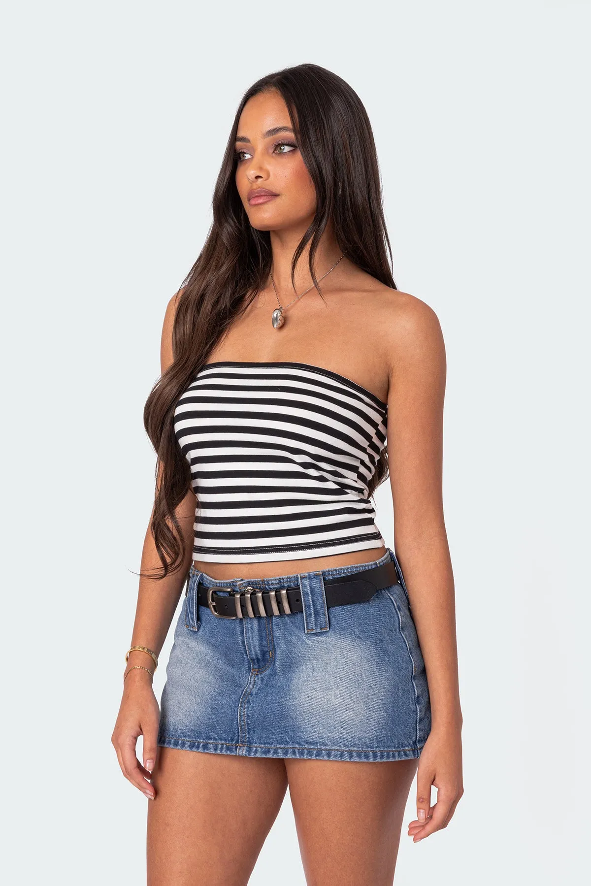 Alta Striped Tube Top sold by Edikted product image thumbnail 5