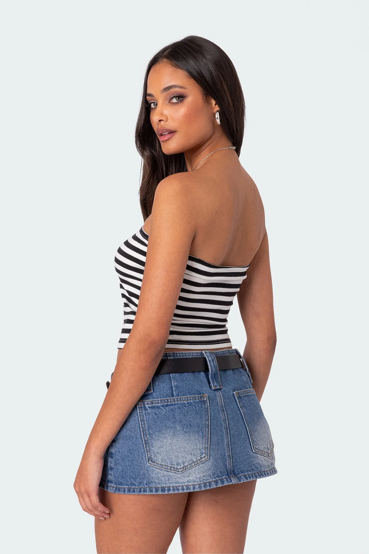 Alta Striped Tube Top sold by Edikted product image thumbnail 4