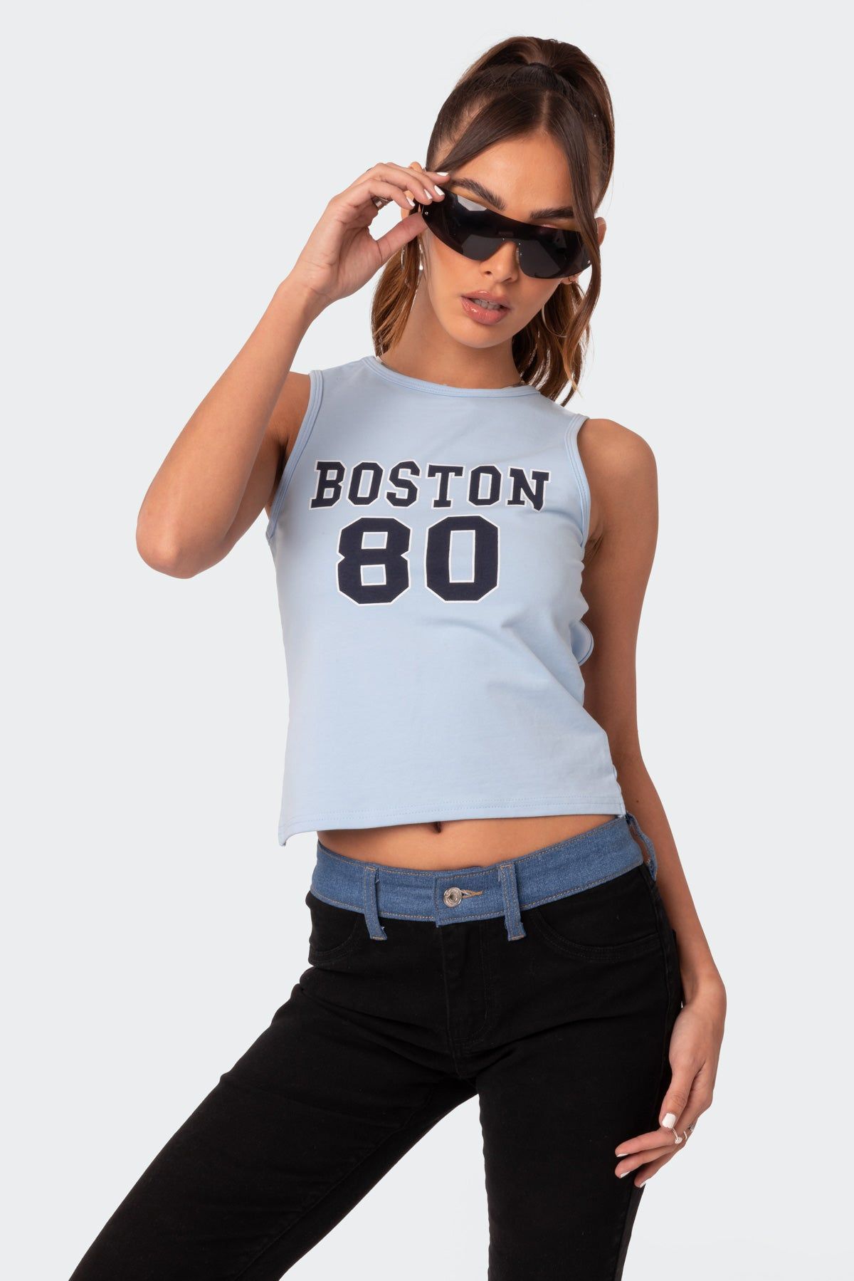 Boston Open Back Tank Top sold by Edikted product image thumbnail 3