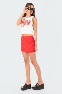 Katya Low-Rise Cargo Skirt sold by Edikted