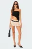 Pleated Hem Mini Skort sold by Edikted