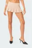Pleated Hem Mini Skort sold by Edikted