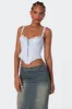Asteria Eyelet Corset sold by Edikted