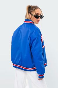 Team Reckless Oversized Baseball Jacket sold by Edikted