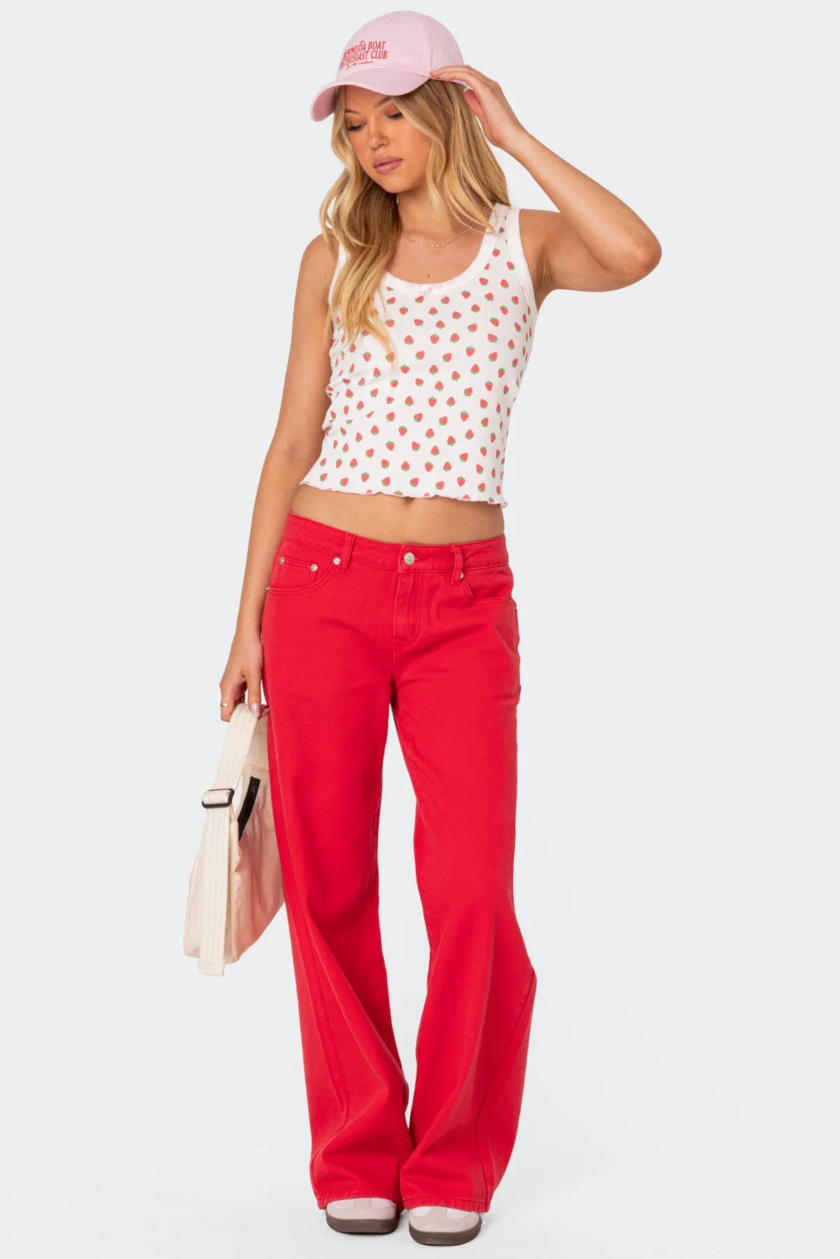 Berry Cool Printed Tank Top sold by Edikted product image thumbnail 2