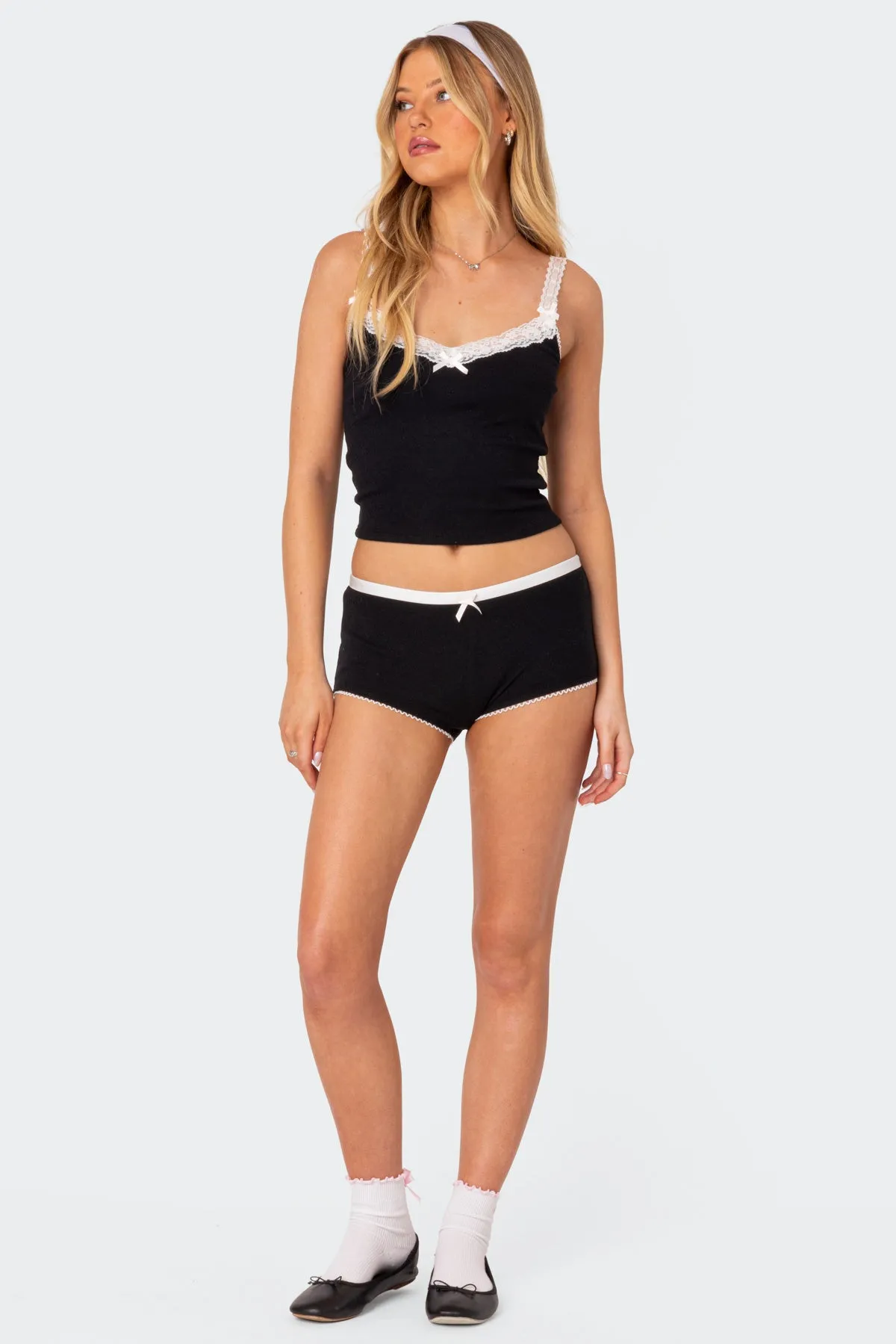 Mariana Pointelle Tank Top sold by Edikted product image thumbnail 2