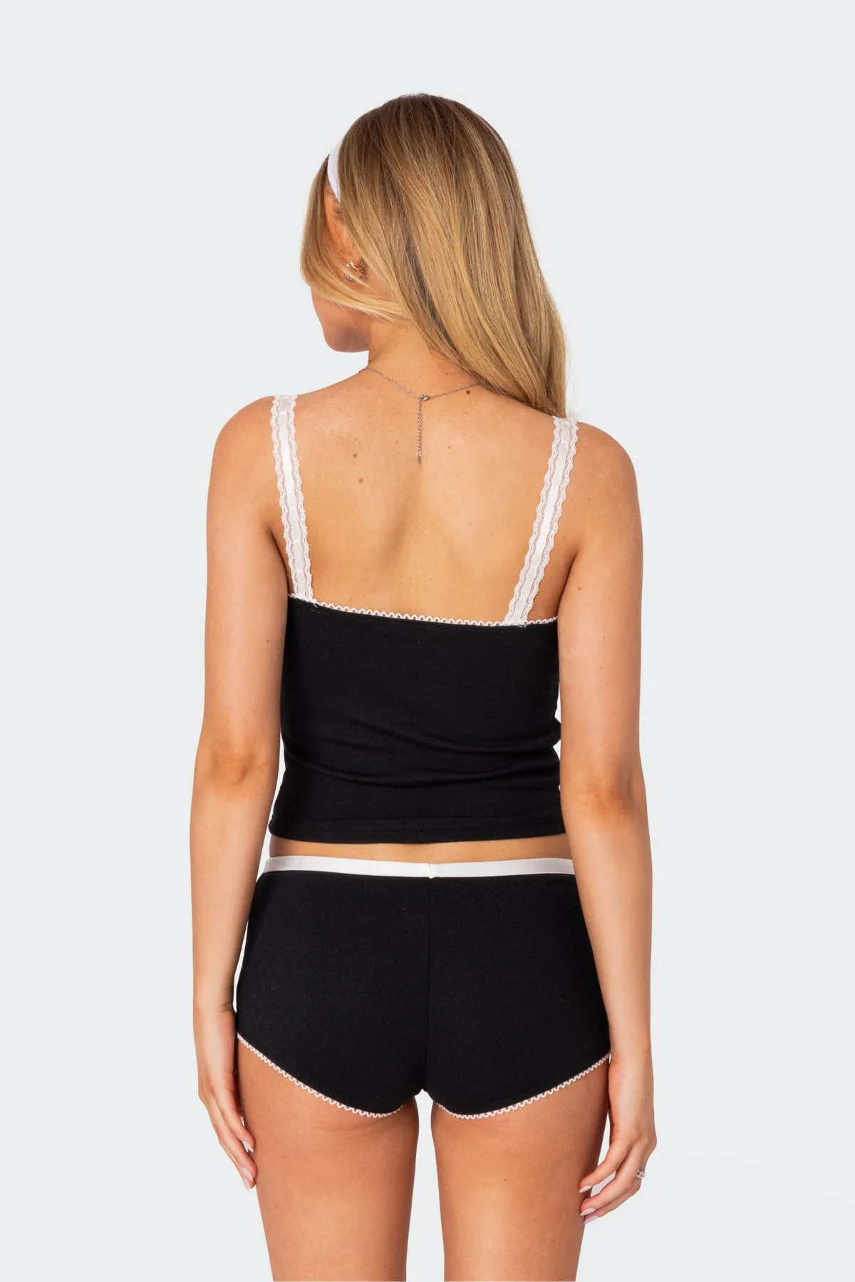 Mariana Pointelle Tank Top sold by Edikted product image thumbnail 5